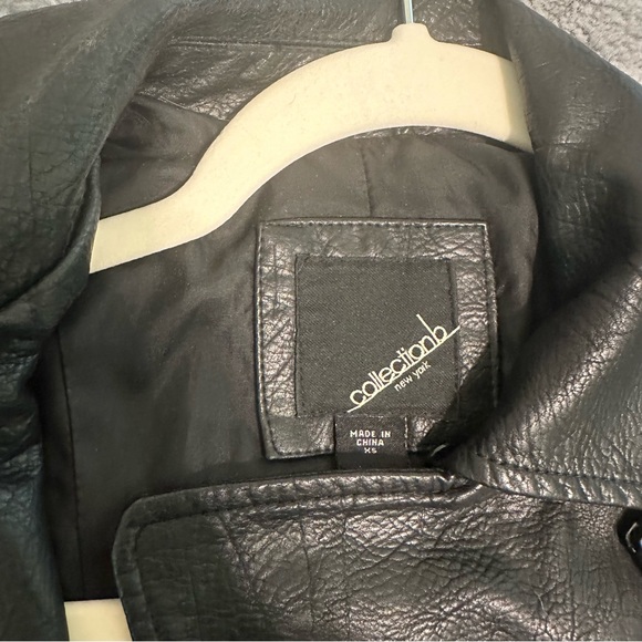 FAUX LEATHER JACKET SIZE XS - Picture 2 of 4